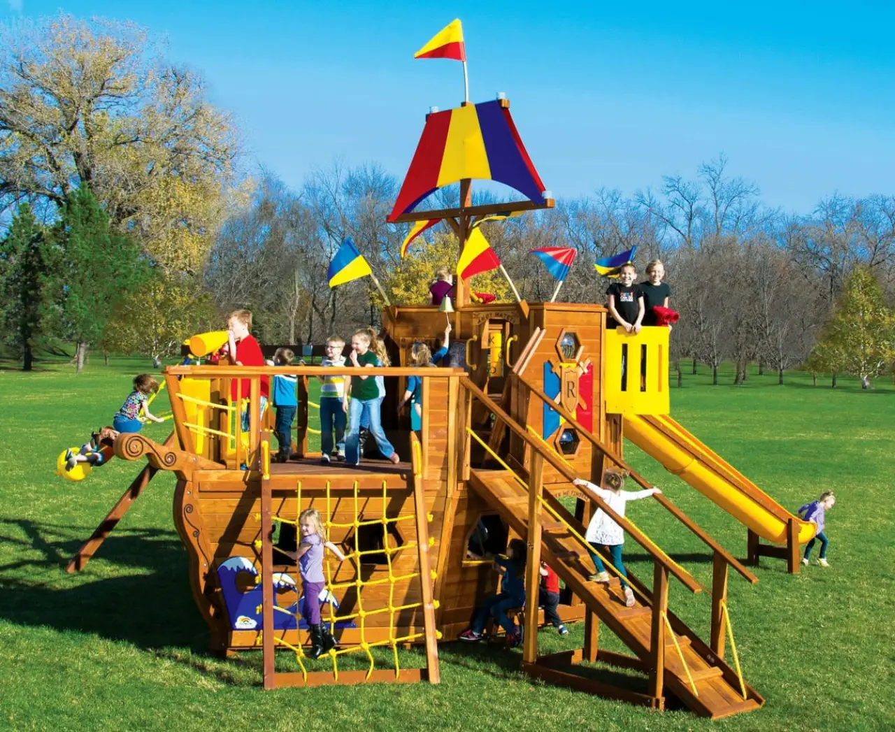 Pirate Ship Rainbow Play Systems thumbnail