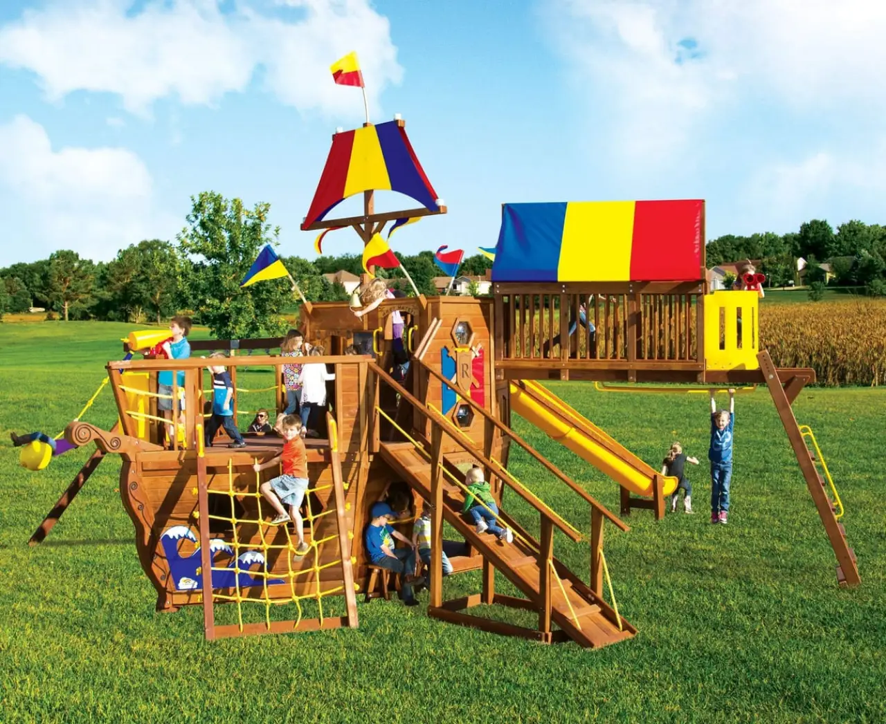 Monster Pirate Ship Rainbow Play Systems thumbnail