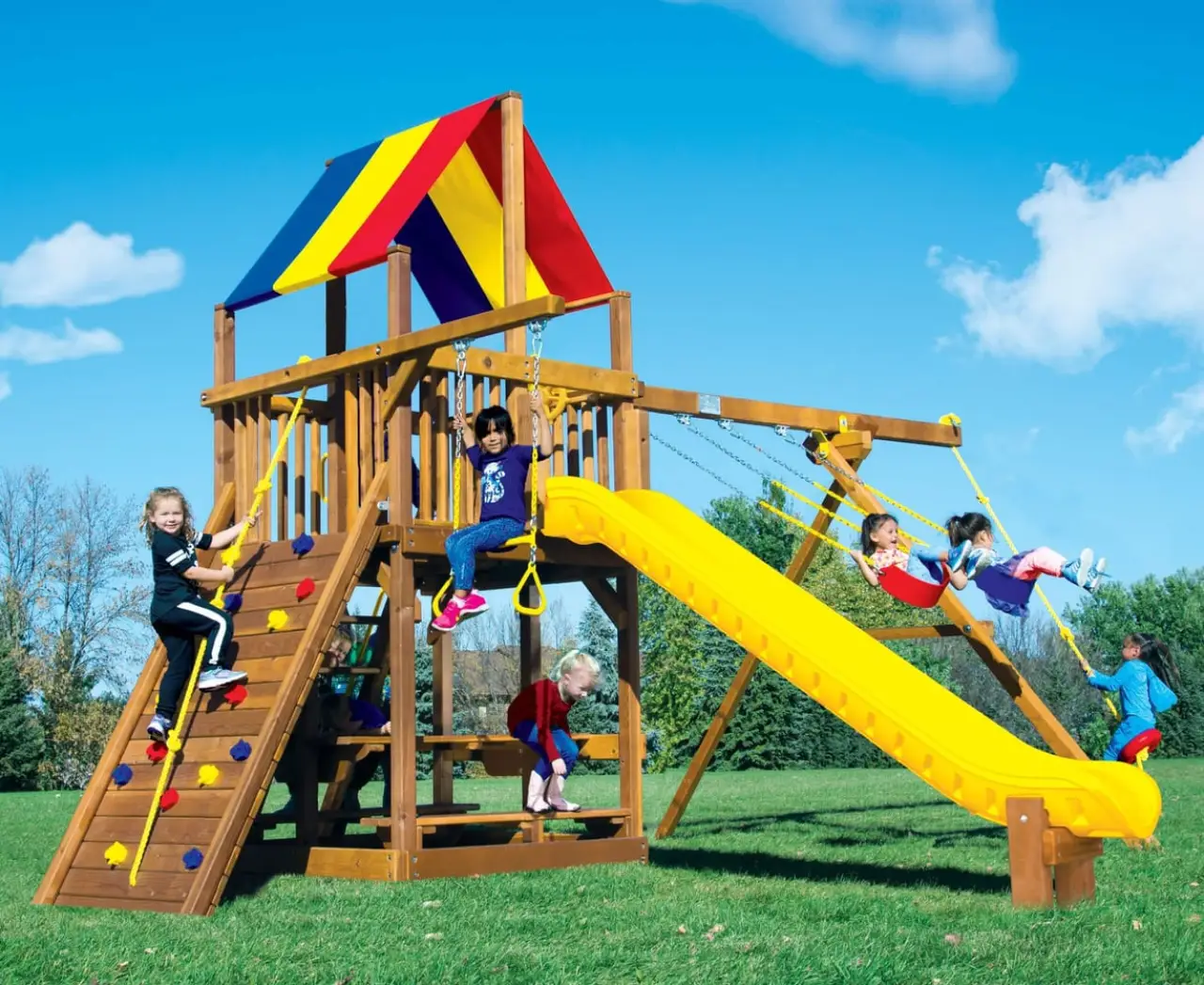 Rainbow Clubhouse Pkg II Spotlight Rainbow Play Systems thumbnail