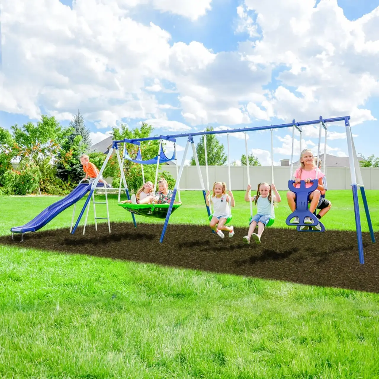 Rosemead Metal Swing Set Sportspower thumbnail