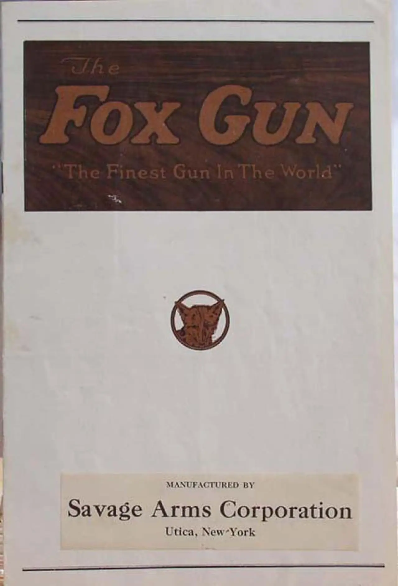 First Savage Catalog 1928-1930