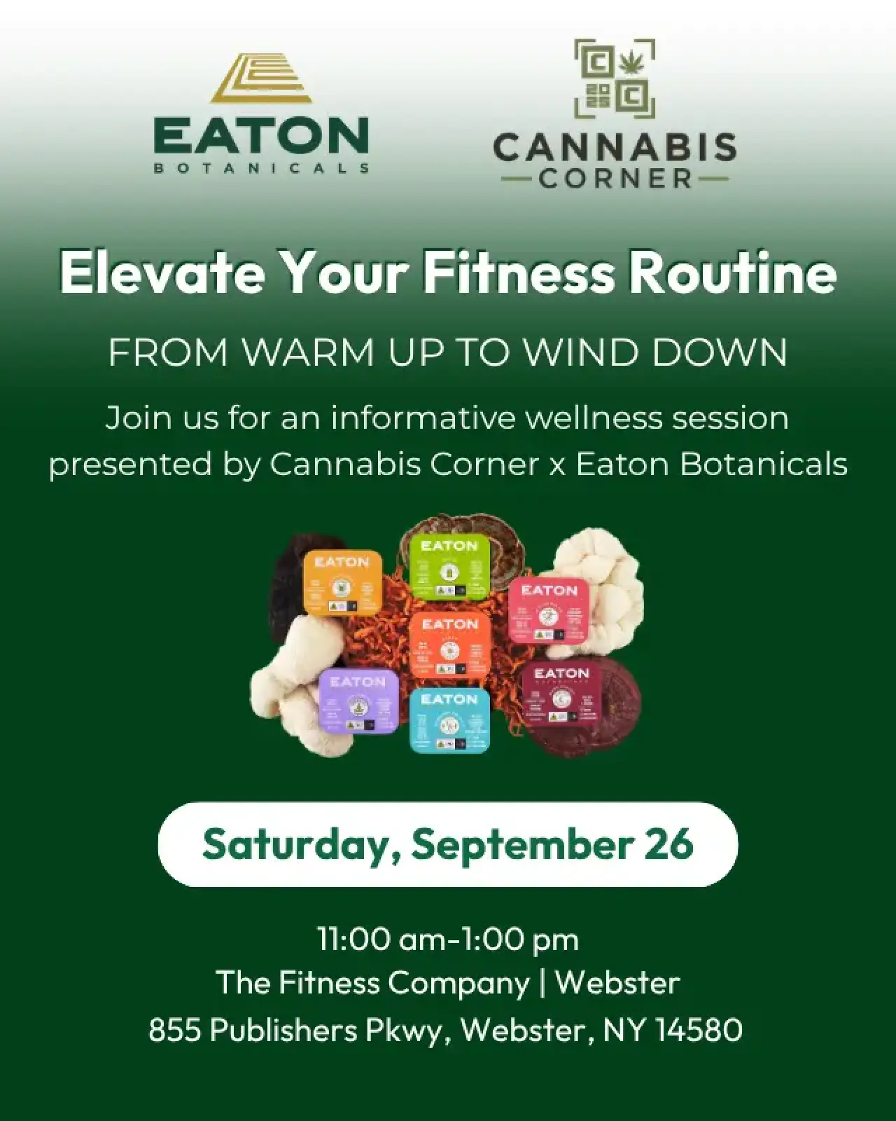 Elevate Your Fitness Routine | Cannabis Corner x Eaton Botanicals