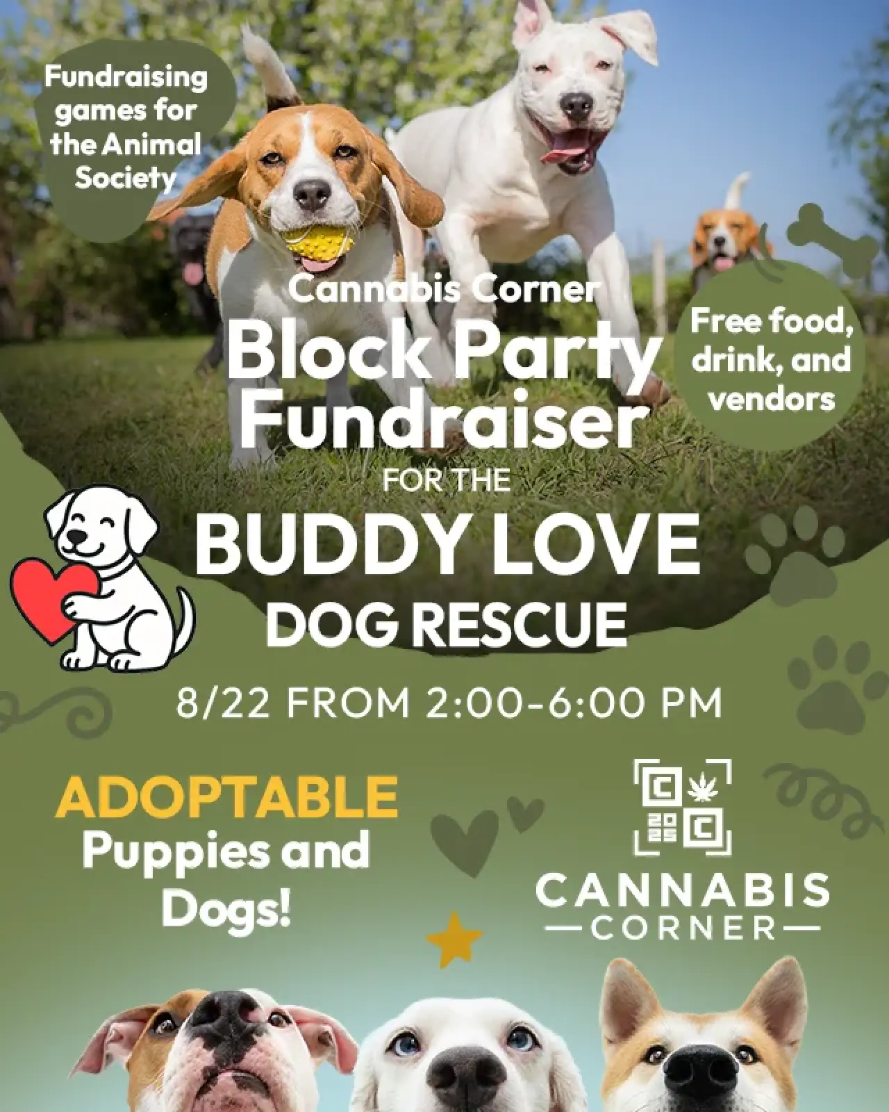 Block Party Fundraiser for Buddy Love Dog Rescue