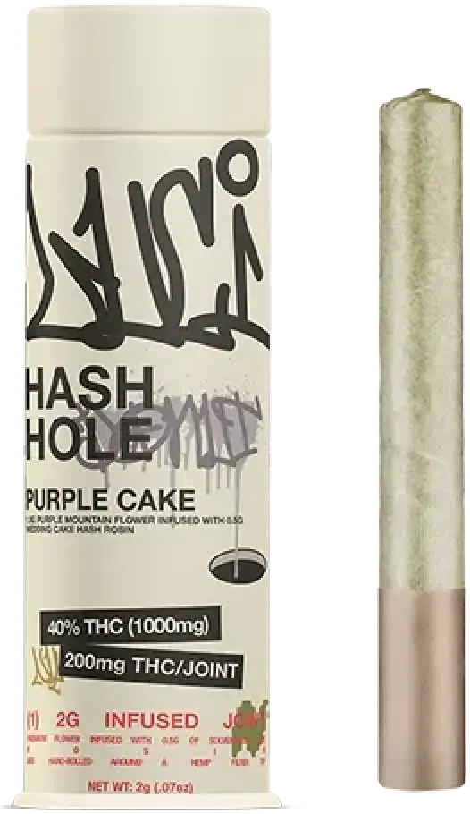 hash hole purple cake preroll