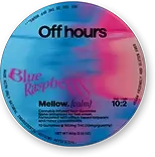 off hours blue raspberry edibles