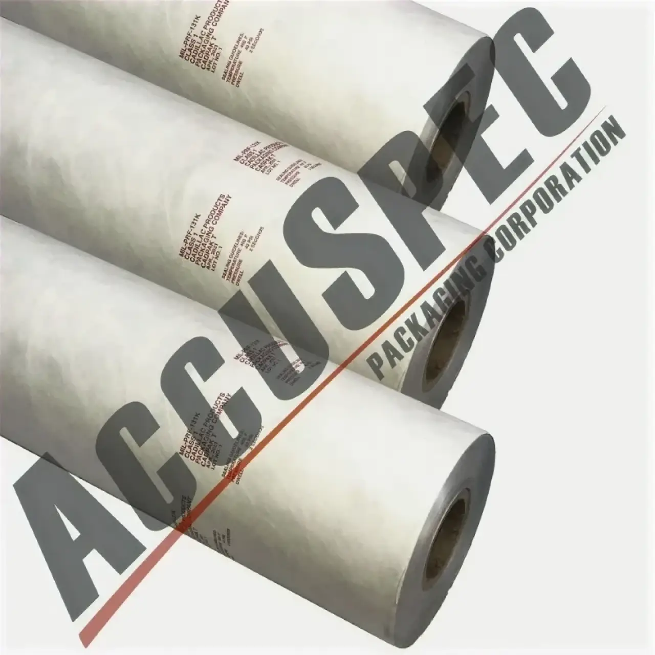 MIL-PRF-131K Class 1 - Plastic backing, non-woven (Tyvek / Foil / Poly)