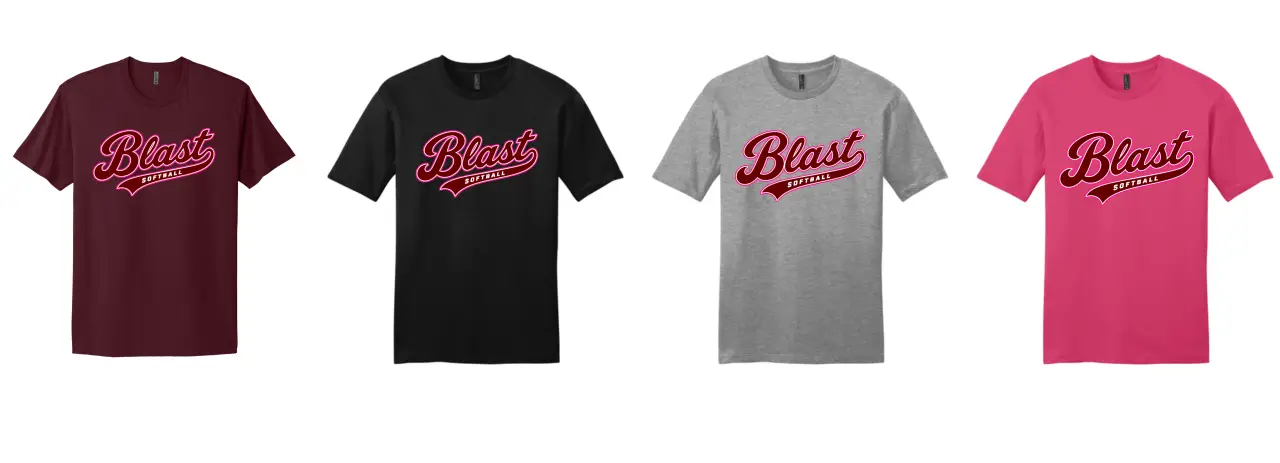 Blast Script Tee