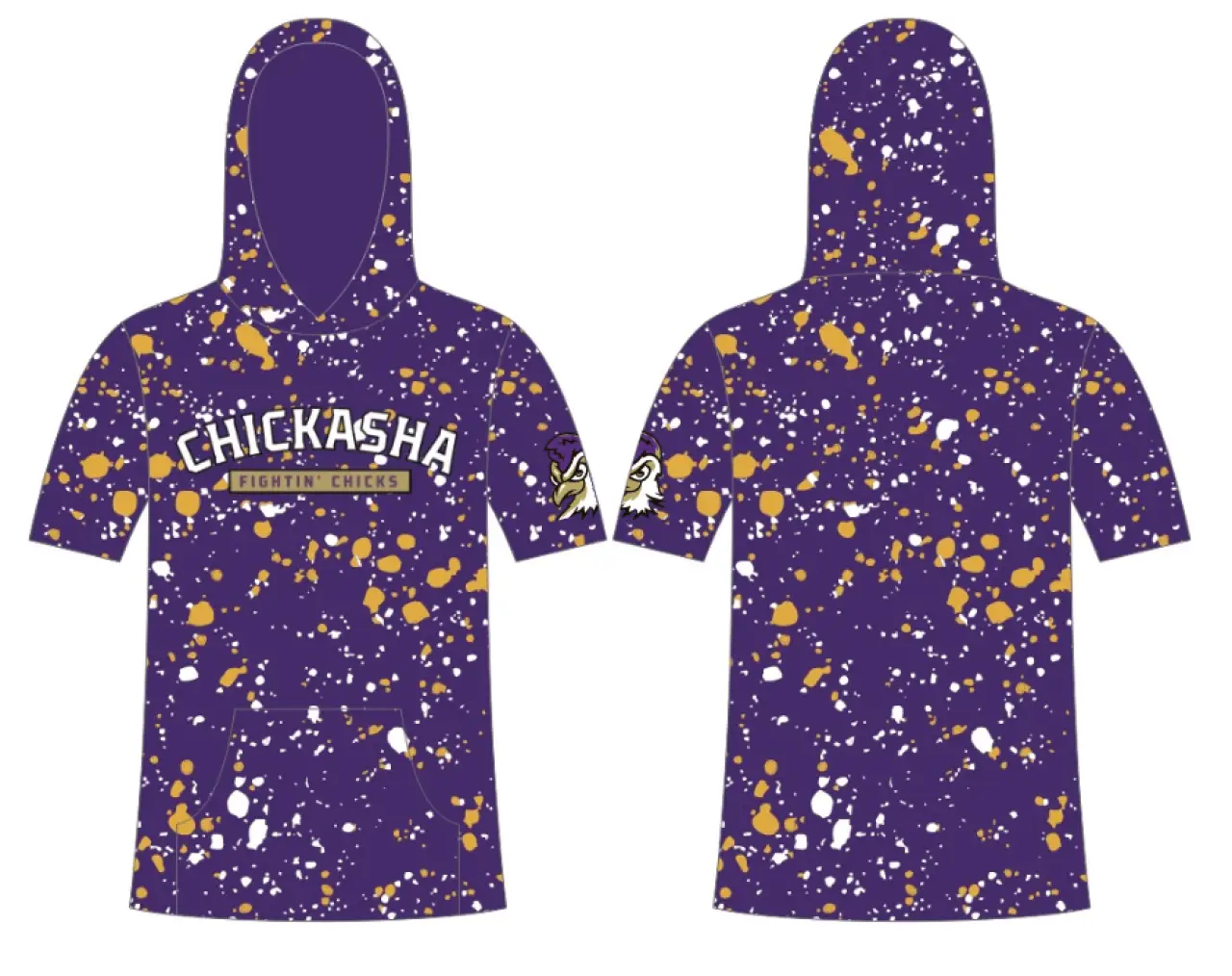 Purple Splatter top