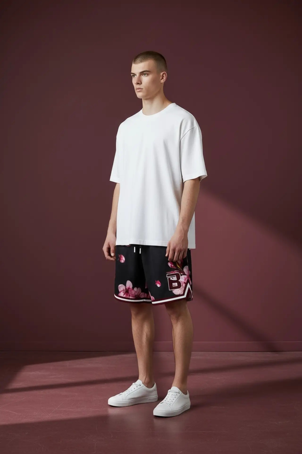 Cherry Blossom Swim Trunk