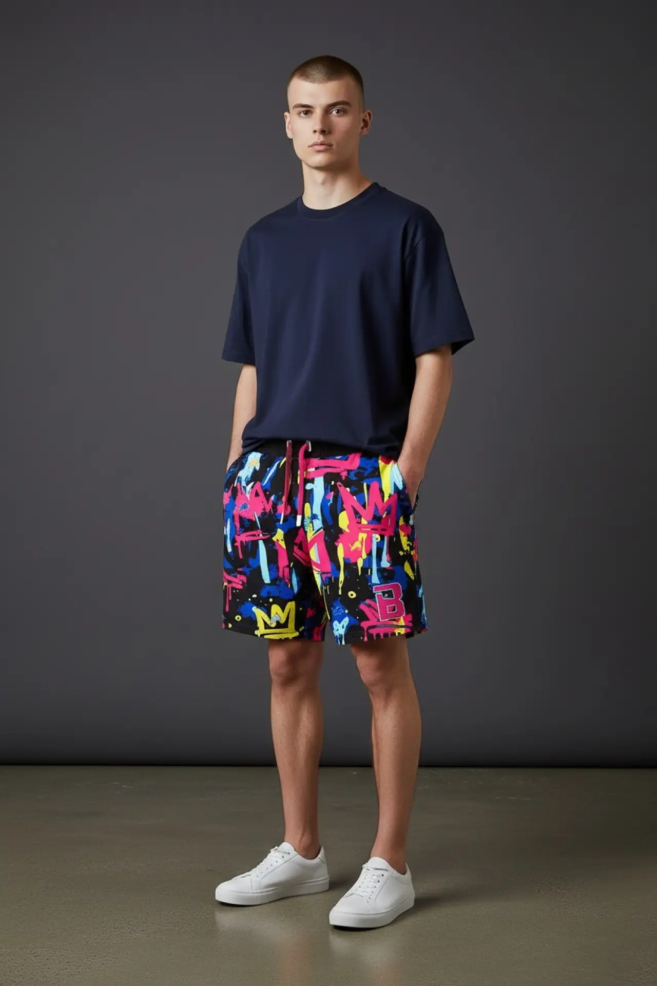 Graffiti Swim Trunks 