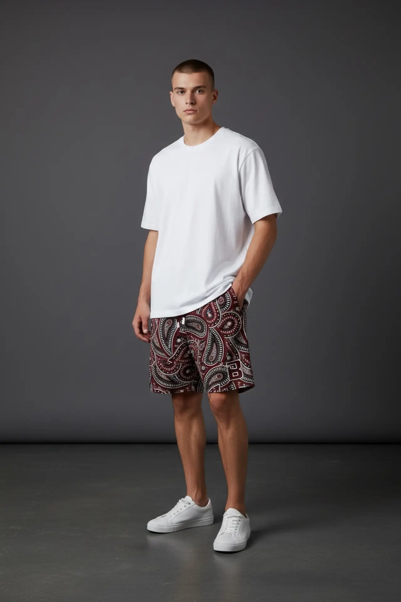Paisley Swim Trunk