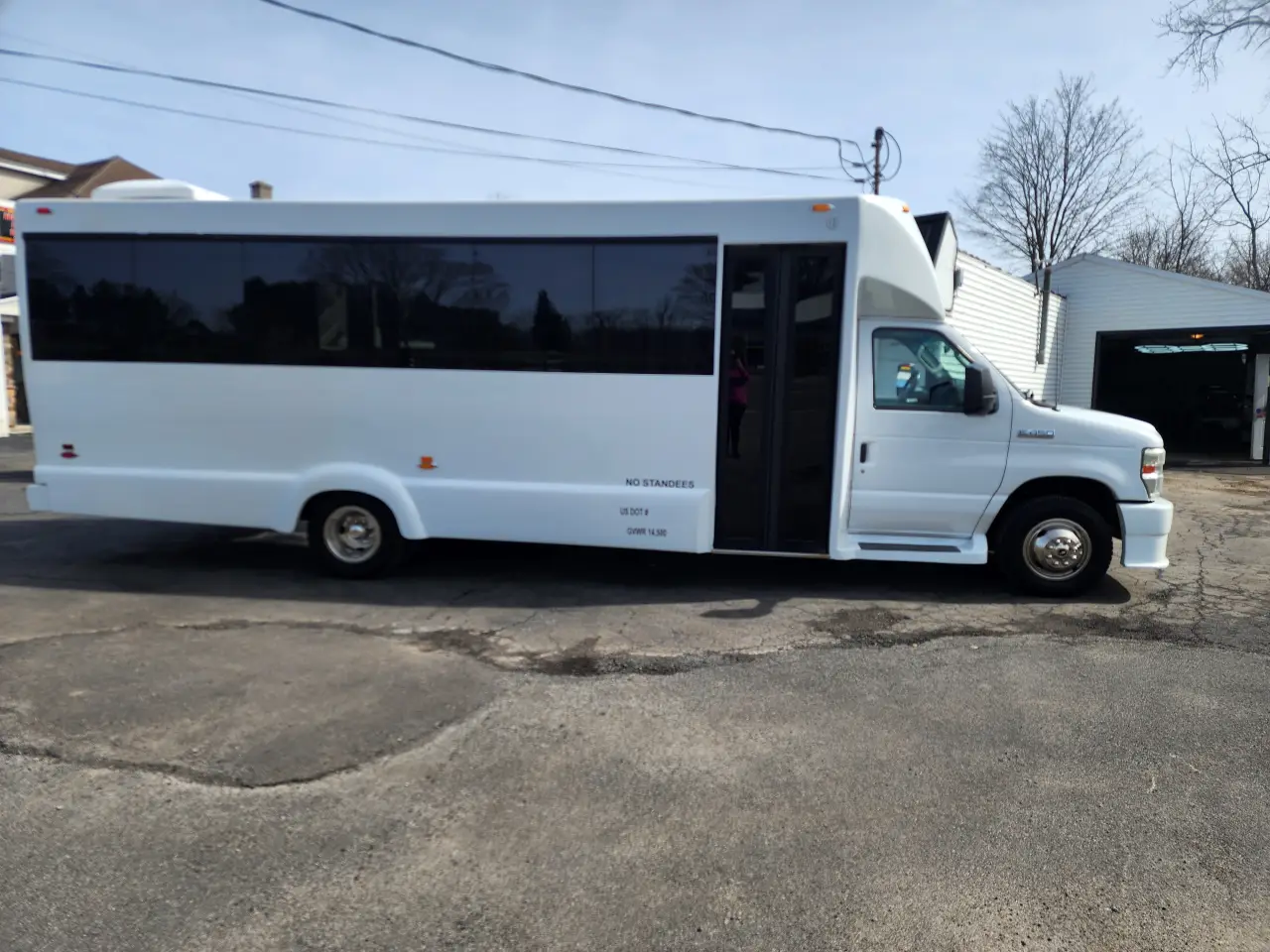 limo bus interior