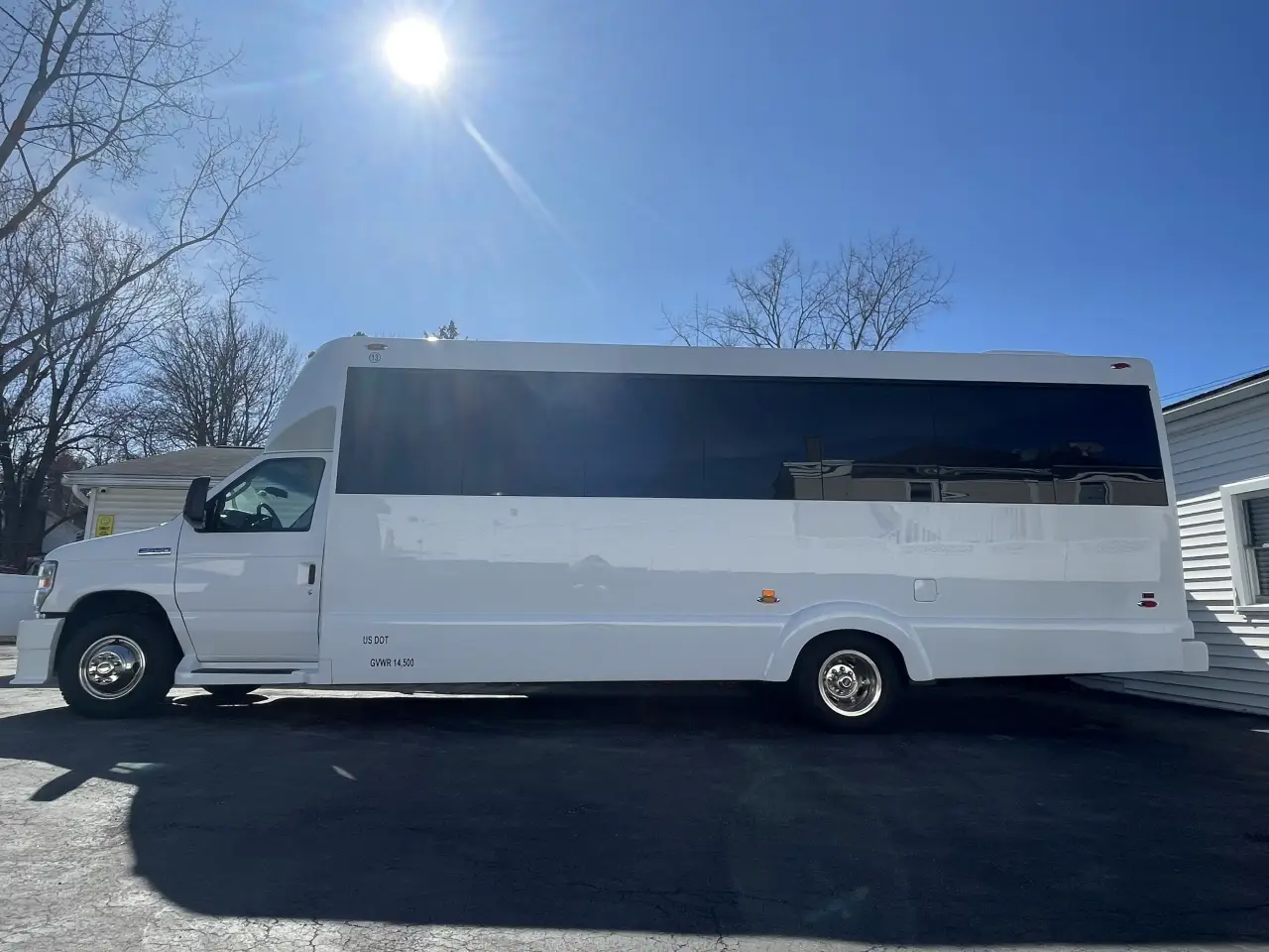 limo bus interior