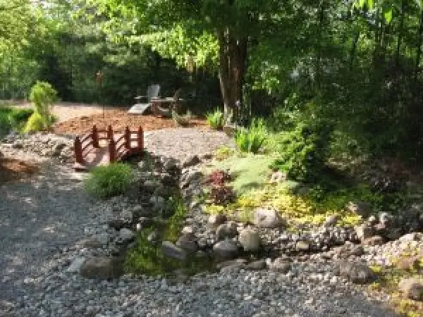 exterior yard with bridge