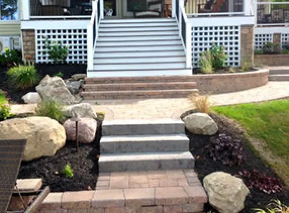 stone steps for exterior of home