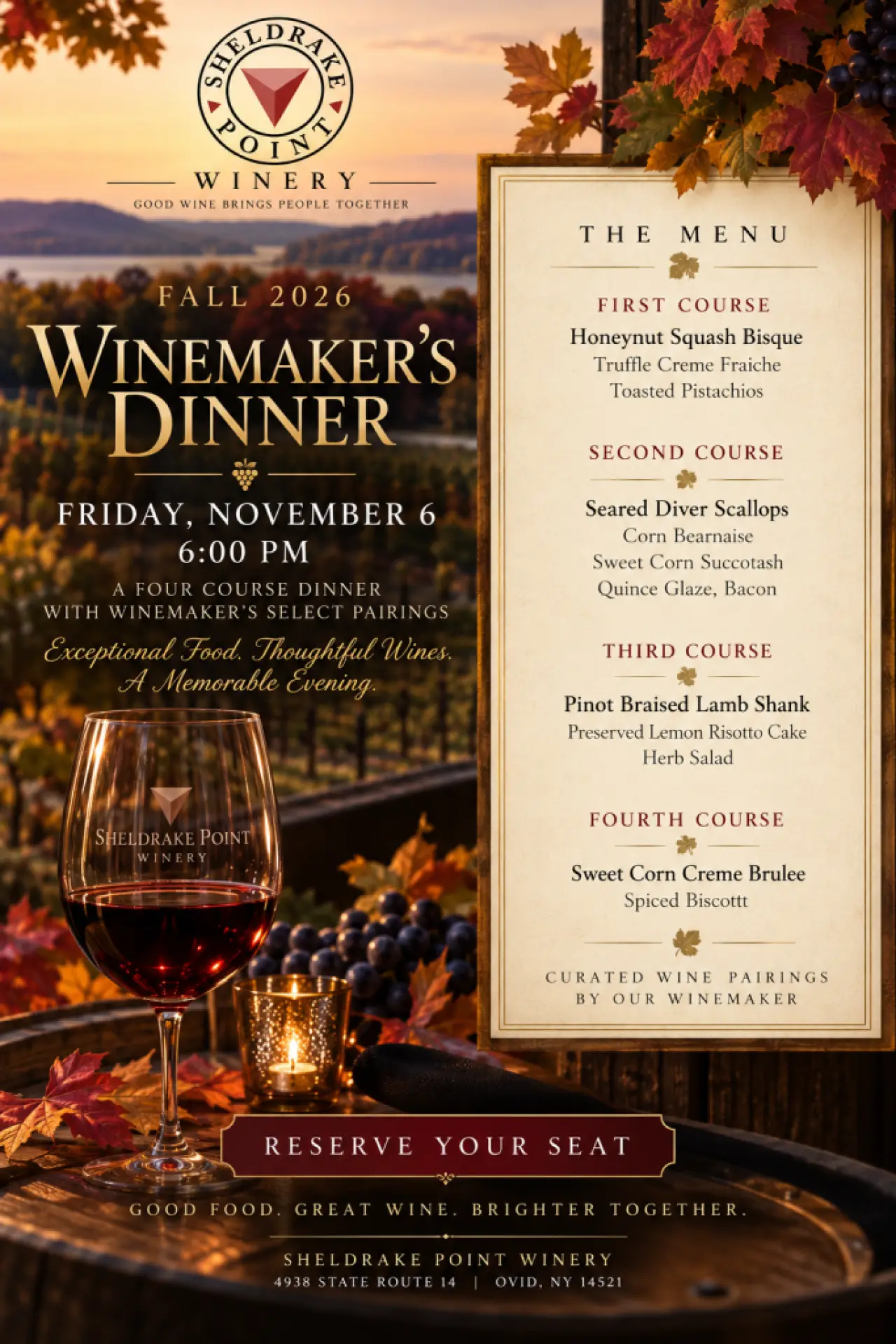Fall Winemaker Dinner