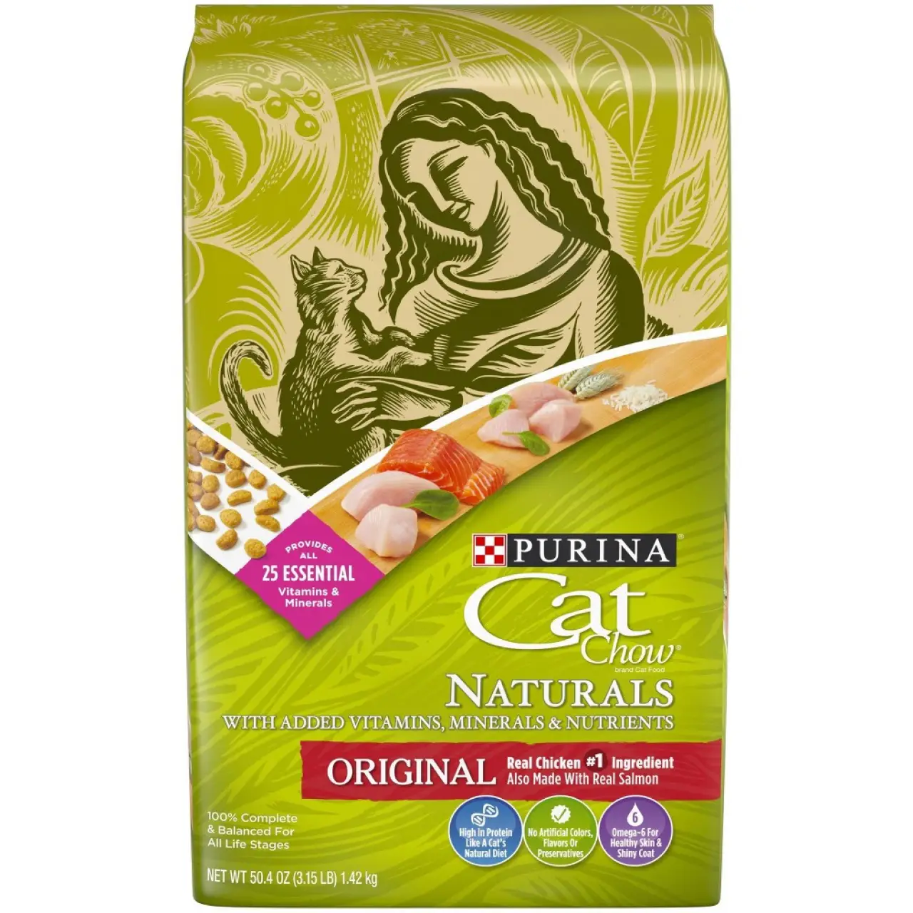 Pur Cat Chow Nat GF 3.15lb