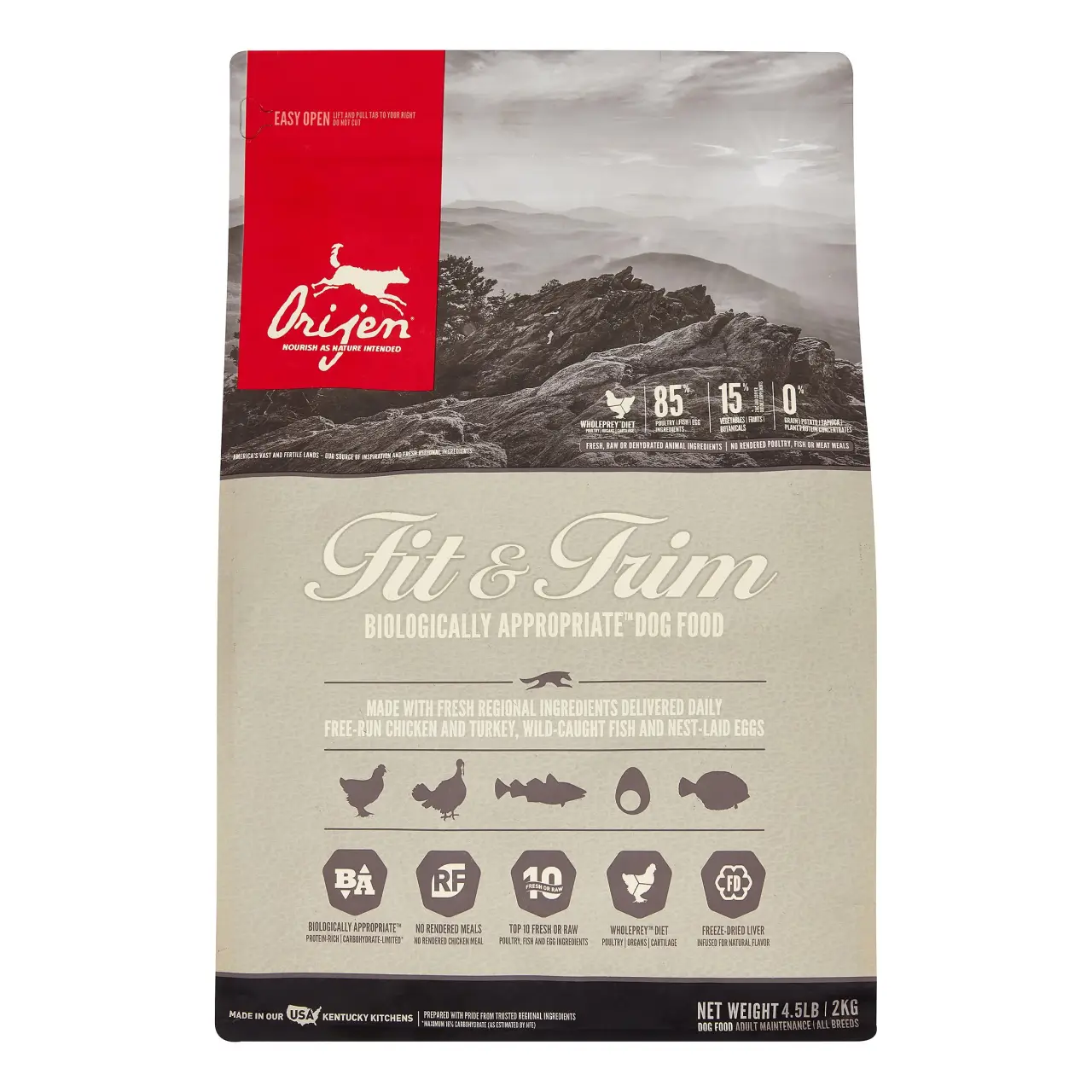 Orijen Adult Fit&Trim 4.5#