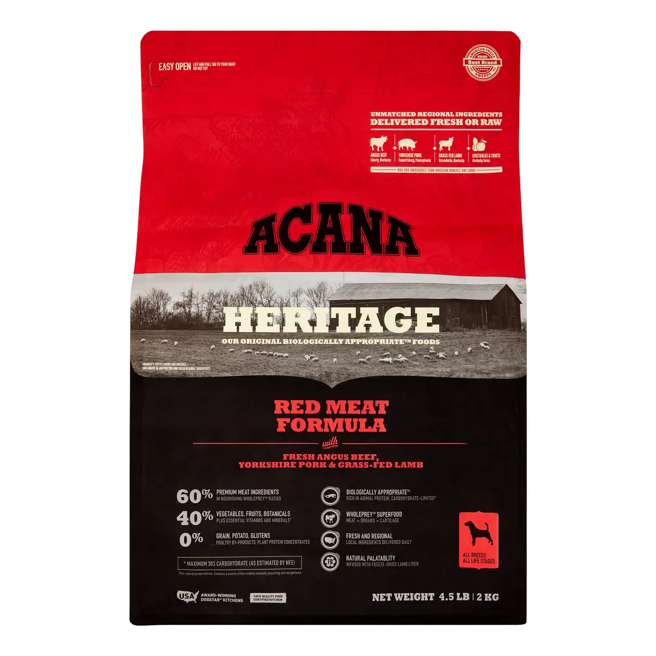 Ac DogRed Meat GF 4.5lb