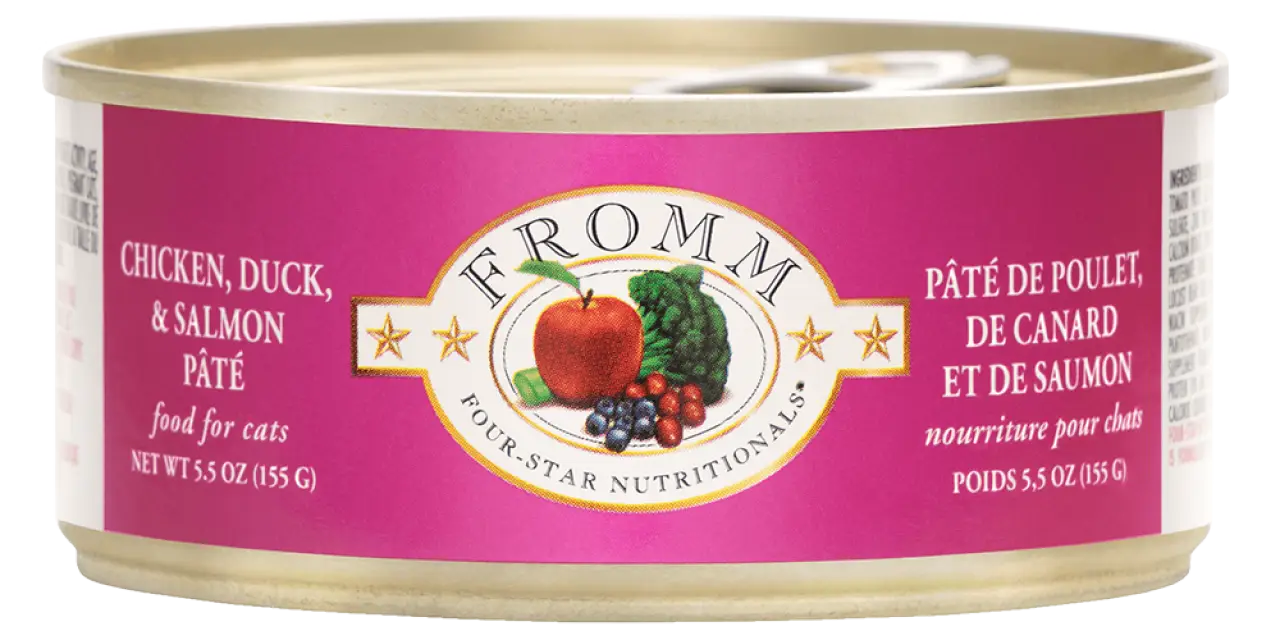 Fromm Cat 4.5oz chik,duck,salm