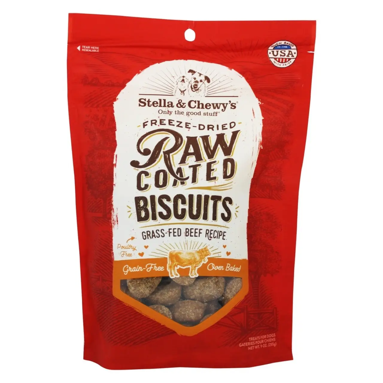 S&C RawCoat GrassBeef 9oz