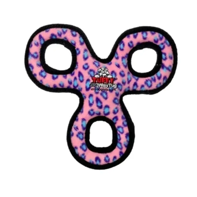 Tuffy 3 Way Tug Pink
