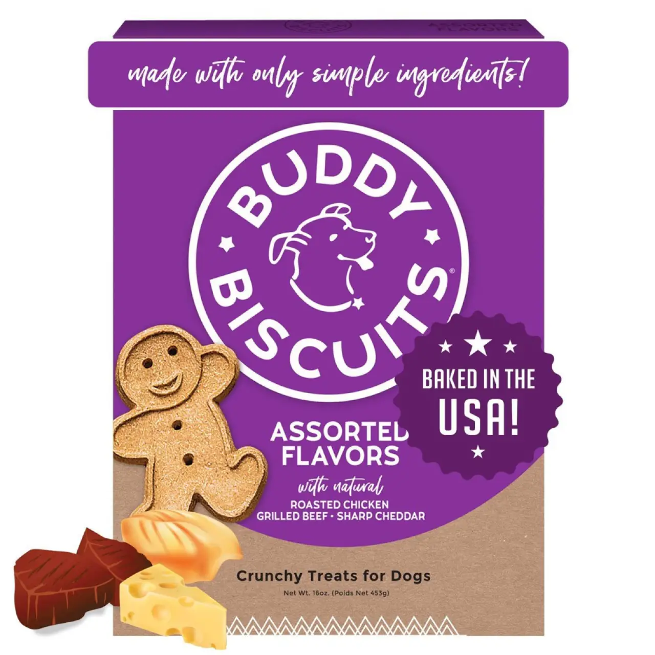CS Buddy Bisc Asst'd 16oz