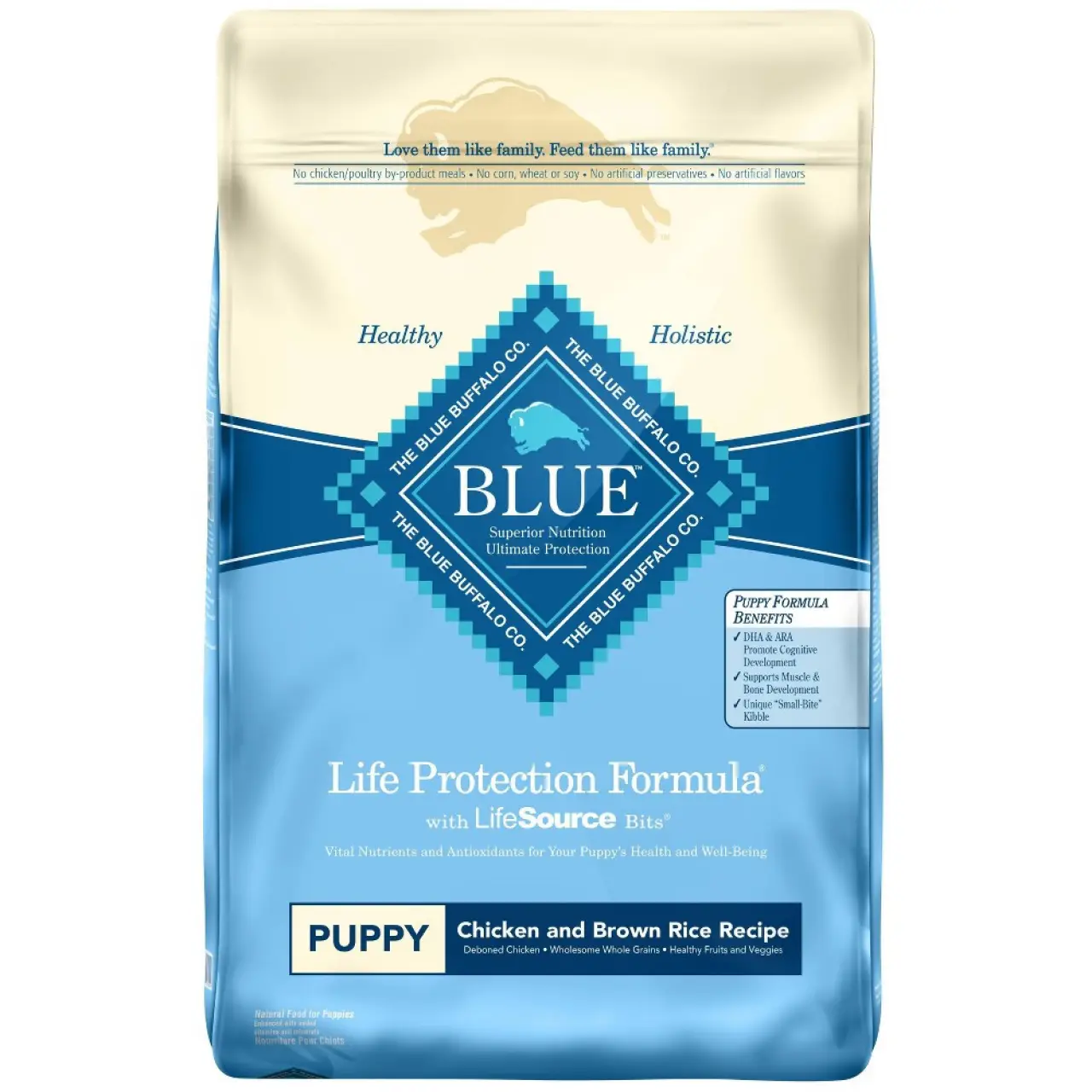 Blue D Pup Ch&Brown Rice 15#