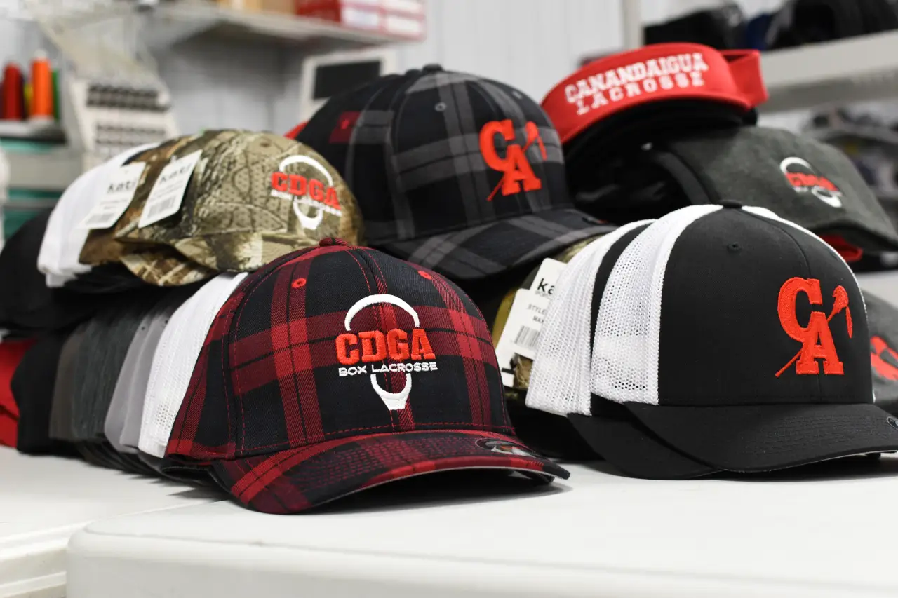 Custom embroidered hats and headwear