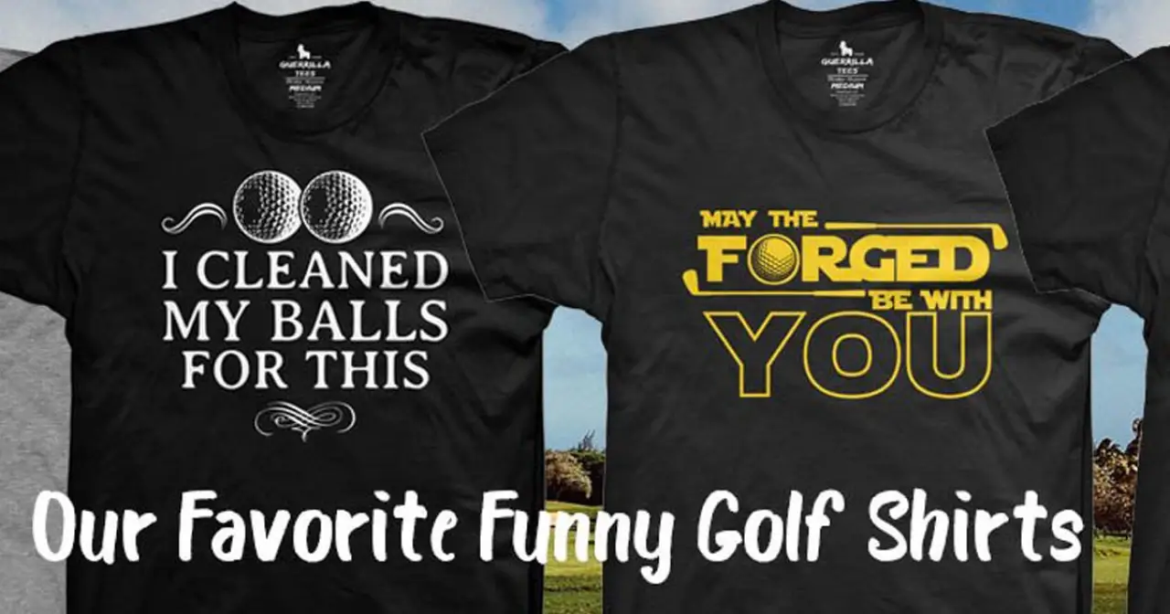 7 of Our Favorite Funny Golf Shirts