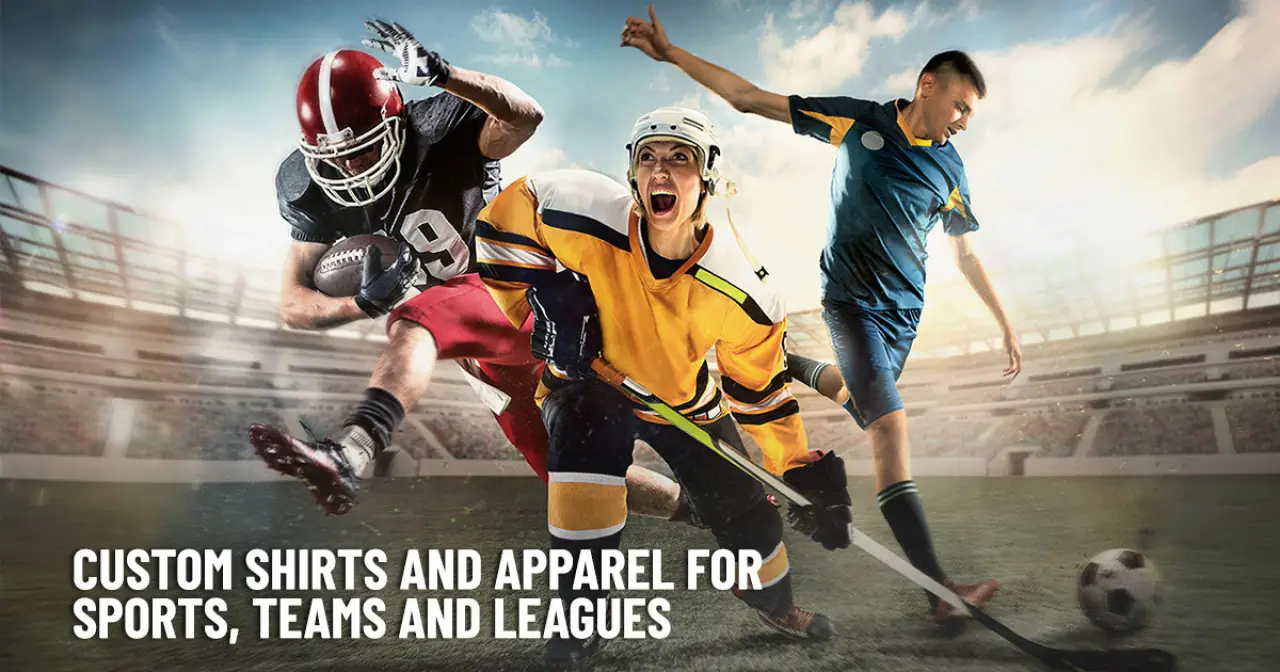 Custom Shirts and Apparel for Sports, Teams and Leagues