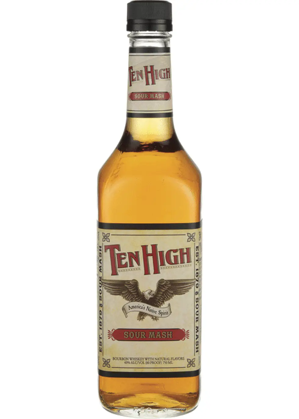 Ten High Kentucky Straight Bourbon Whiskey 1L