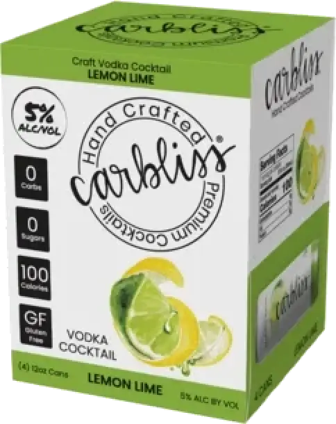 CARBLISS LEMON-LIME 4PK-12OZ