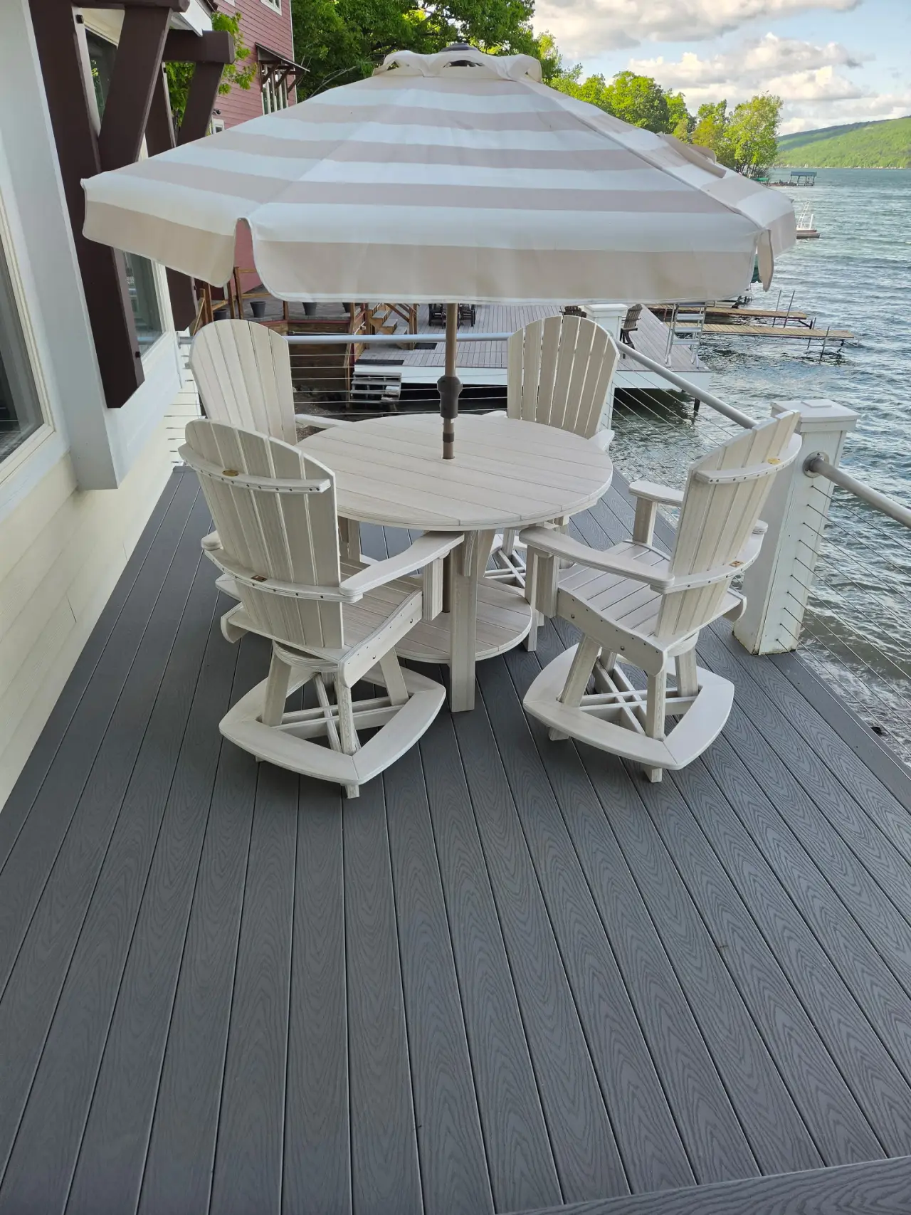 ADK Guys poly outdoor furniture customer photo