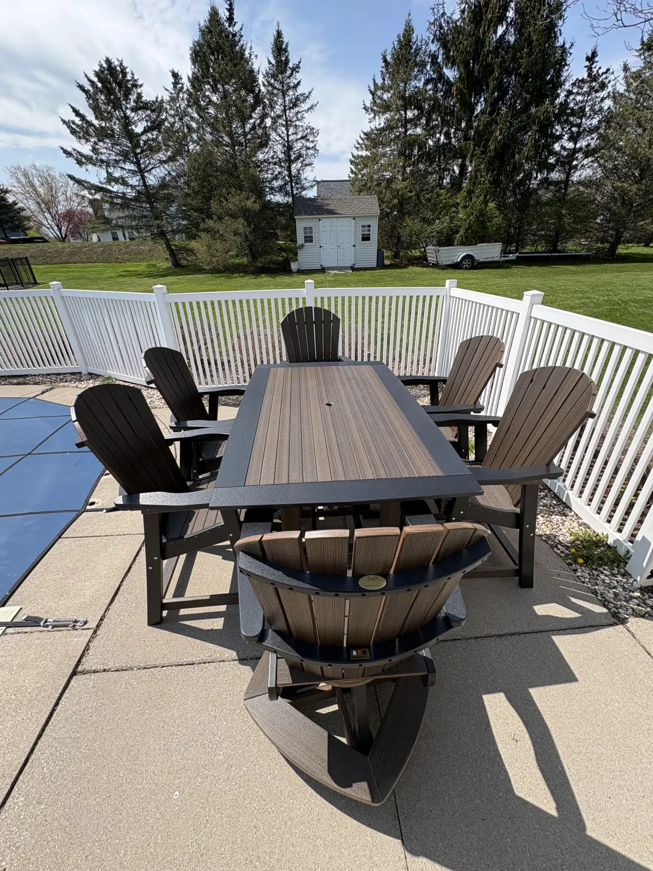 ADK Guys poly outdoor furniture customer photo