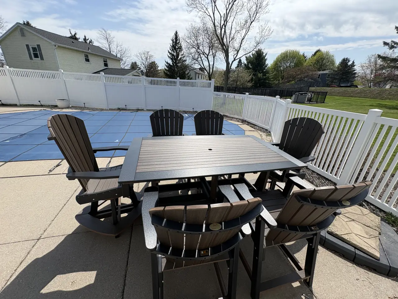 ADK Guys poly outdoor furniture customer photo