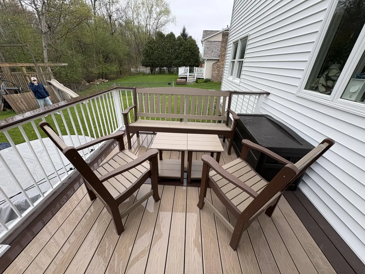 ADK Guys poly outdoor furniture customer photo
