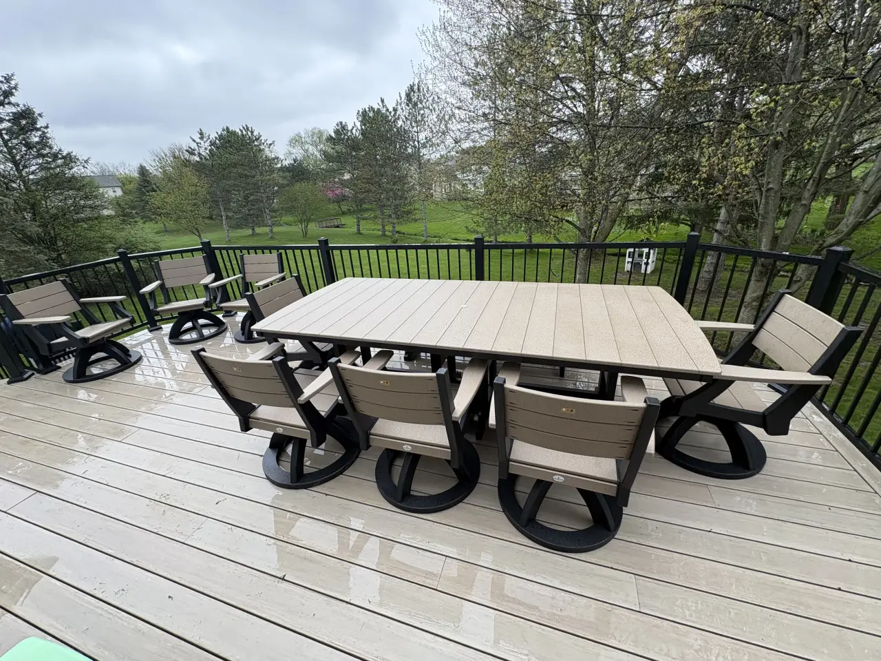 ADK Guys poly outdoor furniture customer photo