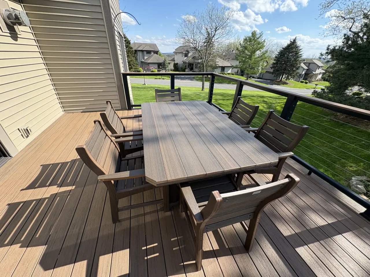 ADK Guys poly outdoor furniture customer photo