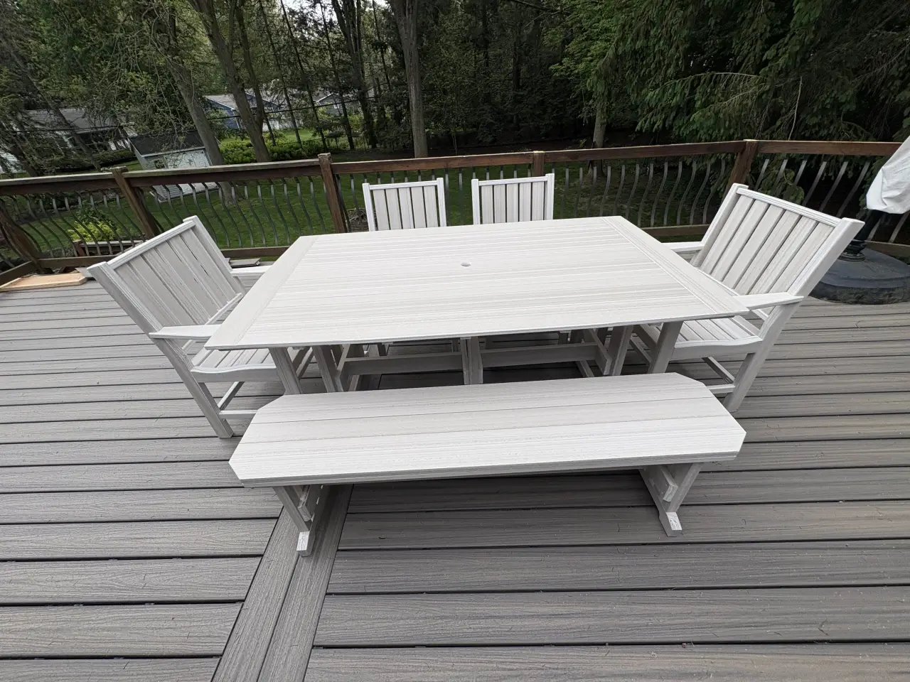 ADK Guys poly outdoor furniture customer photo