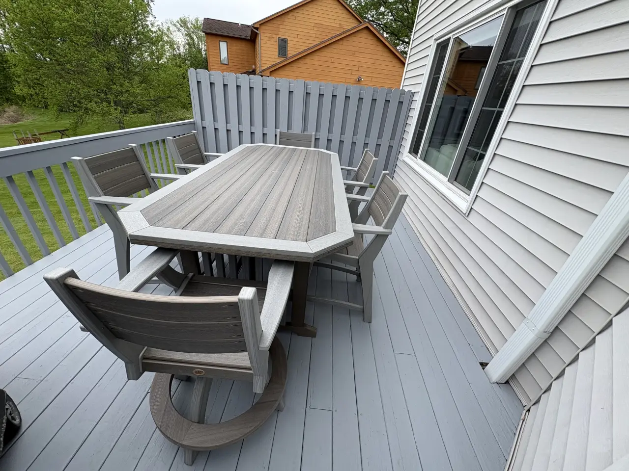 ADK Guys poly outdoor furniture customer photo
