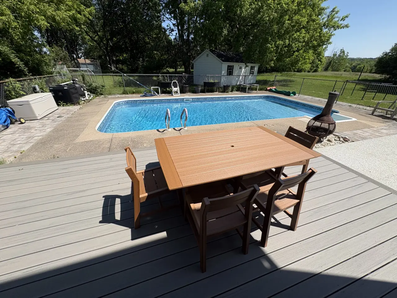 ADK Guys poly outdoor furniture customer photo
