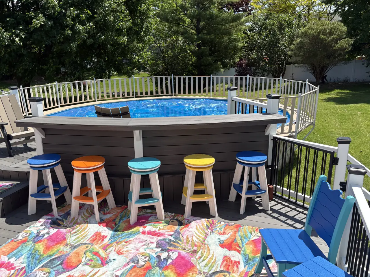 ADK Guys poly outdoor furniture customer photo