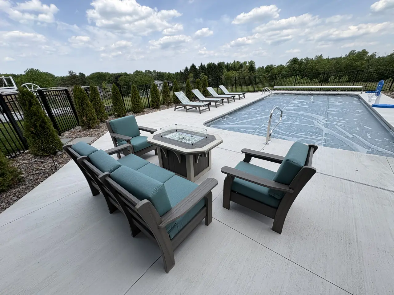 ADK Guys poly outdoor furniture customer photo