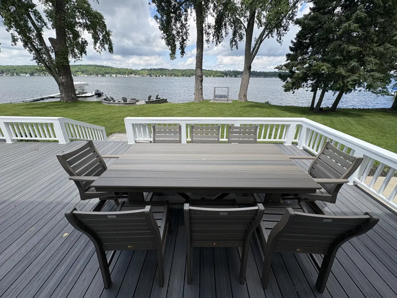 ADK Guys poly outdoor furniture customer photo