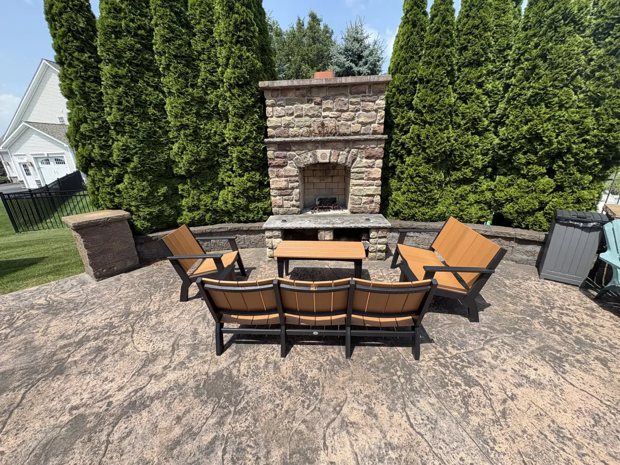 ADK Guys poly outdoor furniture customer photo