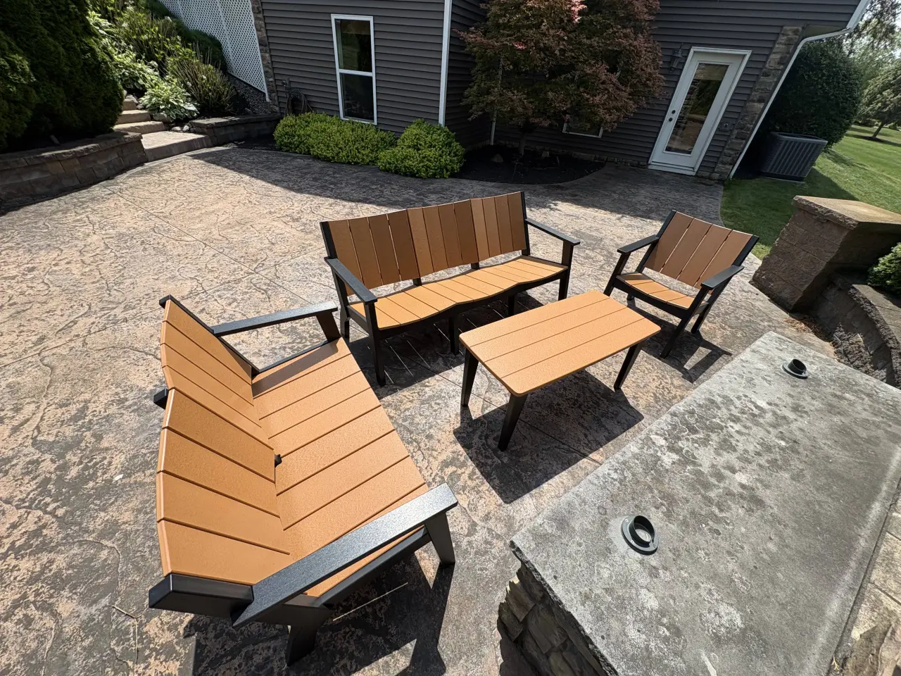 ADK Guys poly outdoor furniture customer photo