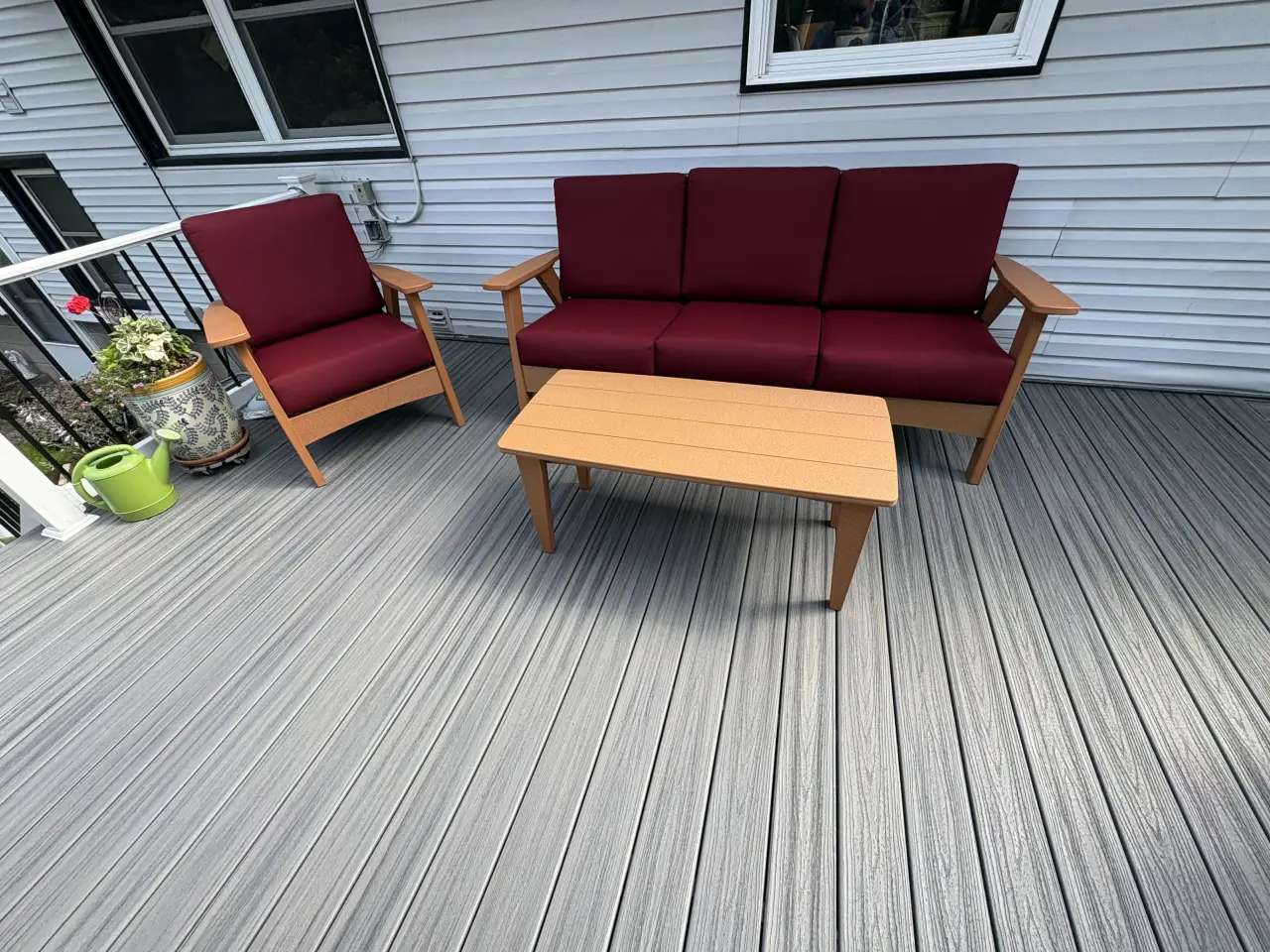 ADK Guys poly outdoor furniture customer photo