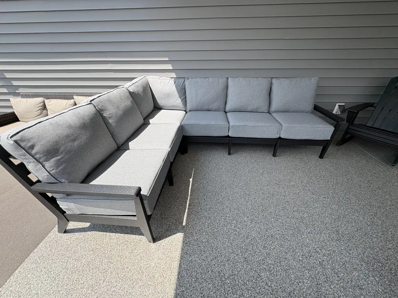 ADK Guys poly outdoor furniture customer photo