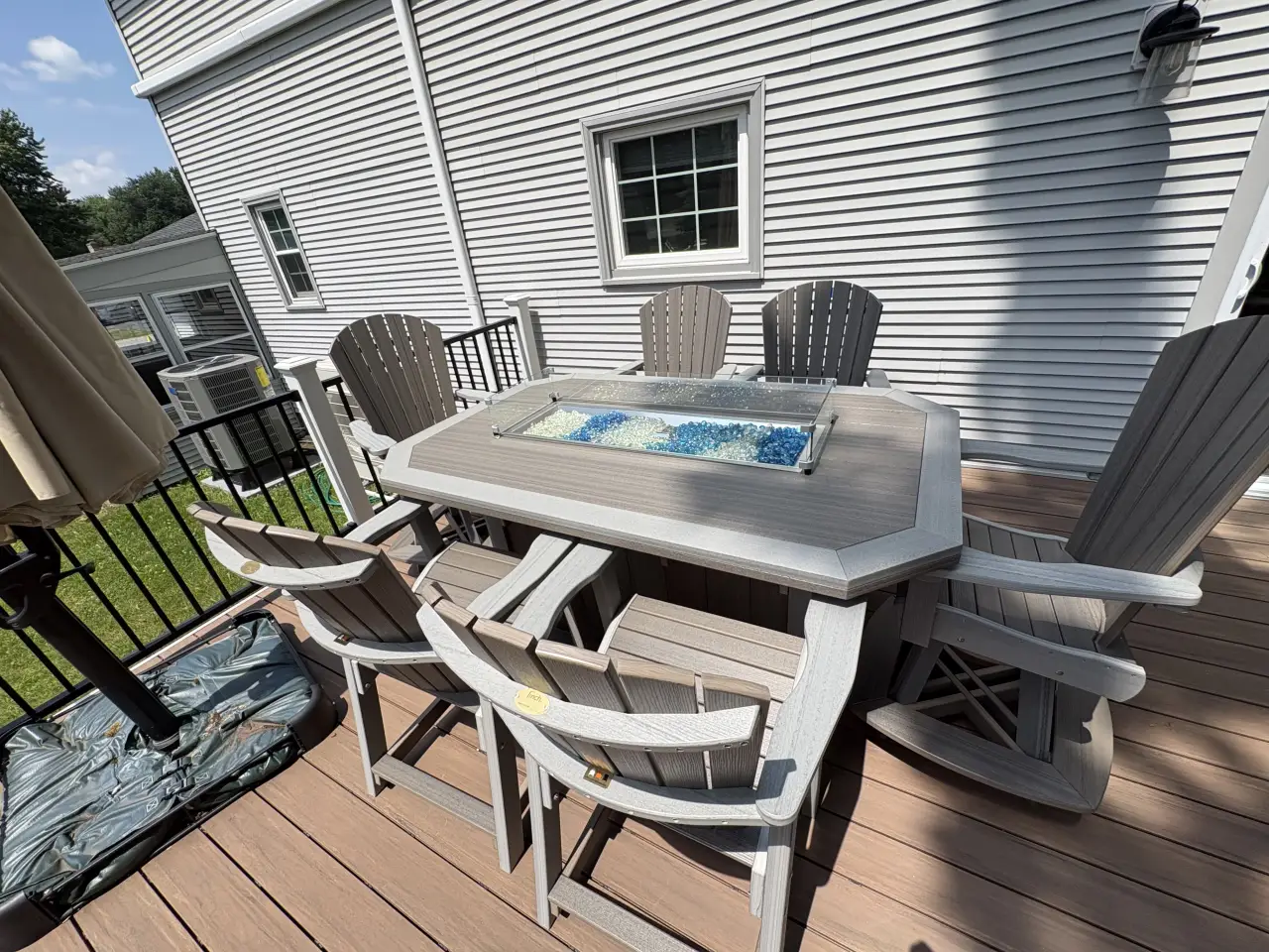 ADK Guys poly outdoor furniture customer photo